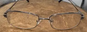 53-17-140 Sandra Isaacs S18309 Eyeglass Frames Silver Metal Blue