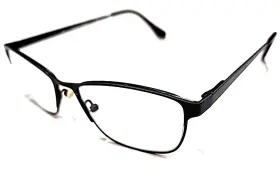 Sh384 Scott Harris Europa Black Metal Square Eyeglasses 53-16 140