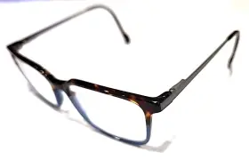 Sh738 Scott Harris Europa Tortoise Blue Fade Square Eyeglasses 52-17 143