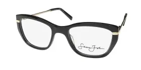 53-20-140 Sean John 800414540600 New Womens Eyeglasses Frame Sjo6021wm Black 001