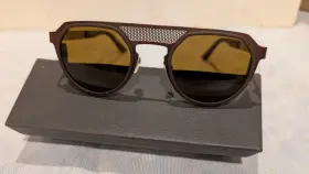 5419 See Eyewear 4833 Glasses 5418 Polar Bronze Gold Brown Frame Sunglasses Aviators