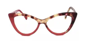 3630 See Eyewear C103 Eyeglasses Burgundy/multicolor Cat Eye Italy 53 16 145
