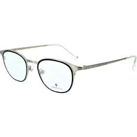 8576 Seraphin 796835064859 Hubbard Unisex Metal Eyeglass Frame Antique Silver 47-20