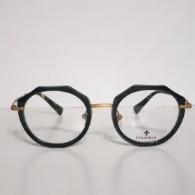 54-15-140 Seraphin 8225 Womens Lightweight Geometric Eyeglasses Frames Handmade Japan