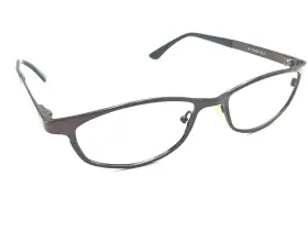 6735 Serengeti Brown Rectangular Oval Metal Eyeglasses Frames 51-18 135 Italy