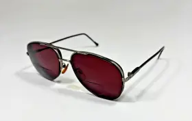 Sv-28 Sergio Valente Eyeglasses Gunmetal Frames Vintage Sunglasses Italy 60-20