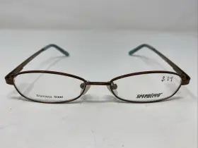 49-16-135 Seventeen Eyewear Sv5340 Brown Metal Full Rim Eyeglasses Frame 005