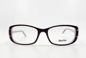 Sferoflex 1549 C572 Eyeglasses Frames Womens Black 53-17-140 14825