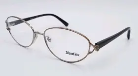 2568-467 Sferoflex 2568 467 Cateye Soft Gold 52 16 Display Frame Only Eyeglasses #1950