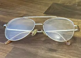 56-17-145 Sierra S506 Matt Gold Matte Metal Full Rim Eyeglasses Frame R541