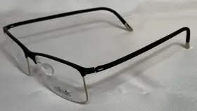 52-17-140 Silhouette 6050-b Authentic Spx2904 6050 Black Titanium Eyeglasses #778