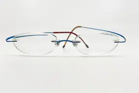 51-17-140 Silhouette 6574-40 Eyeglasses Frames Red 6574 40 6084 Size