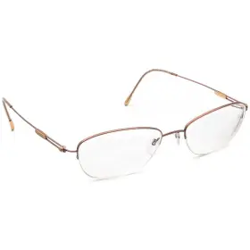 6051 Silhouette 6640 Eyeglasses 40 Titan Pink/gold Half Rim Austria 52 17 140