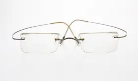 Silhouette 7335 M /20 6051 Eyeglasses Rimless Gold Titanium 150 Mm Austria