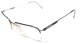 6055 Silhouette 7584 40 Gunmetal Rectangle Half Rim Eyeglasses 54-18 145 Austria