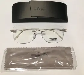 Silhouette 8540 New Spx Frames Rimless 5500 Aw Authentic Eyeglasses 55-16-140