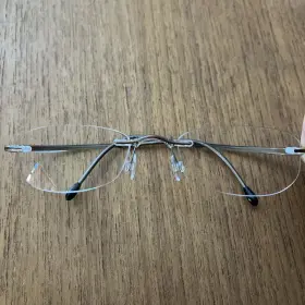 19-145 Silhouette M1960 Spx 6053 Brown Rimless/hingeless Eyeglass Frames