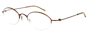 M6450 Silhouette M6450/30 V6051 46mm Half-rim Titanium Eyeglasses Frame Austria Unisex