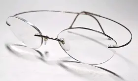 M7395 Silhouette V6053 7395 40 6053 Titanium Purple Rimless Eyeglasses Frames