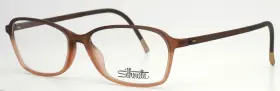 50-14-130 Silhouette Spx1583 75 6030 Matte Khaki Caramel Womens Eyeglasses B 32