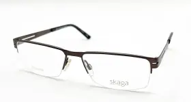 3750-u Skaga New Tomas 509 Brown-gunmetal Authentic Eyeglasses 55-16