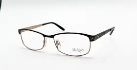 3832-jill Skaga New 3832 Jill 5501 Black Authentic Eyeglasses 53-16