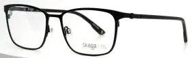 Skaga Sk2139 And 002 Matte Black Mens Rectangle Eyeglasses 55-18-140 B 39