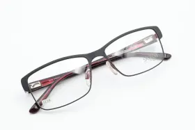 53-15-135 Skaga Sweden 3869-5501 3869 Birgit 5501 In Matte Black Eyeglass Frames Flex Hinges S218