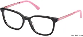 48-15-130 Skechers Se1682 001 Black/pink Cat Eye Optical Eyeglasses Frame