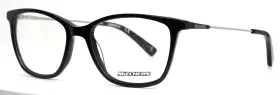 52-17-140 Skechers Se2142 001 Black Womens Square Full Rim Eyeglasses B 39