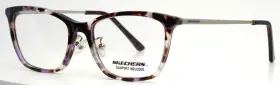 53-16-140 Skechers Se2242-d 081 Purple Tortoise Womens Eyeglasses B 39