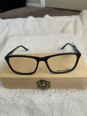 Se3231 Skechers Shiny Black Plastic Optical Eyeglasses Frames New