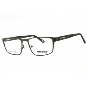Se3323 Skechers Mens Eyeglasses Matte Gunmetal Metal Rectangular Full Rim 009