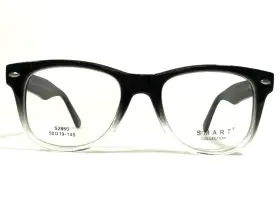 50-19-145 Smart S2860 Collection Eyeglasses Frames C2 Blk Gradient Clear Square