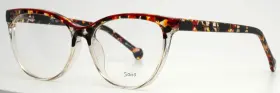 54-17-145 Soho 1057 Collection Tortoise Fade Crystal Red Womens Eyeglasses C