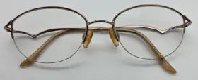 51-18-140 Sophia Loren M147 Zyloware 053 Eyeglasses Frames Only Half Rim