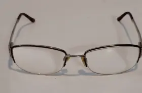 M276 Sophia Loren Zyloware 077 Burgandy Metal Frame Eyeglasses