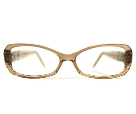 54-15-140 Sospiri C.864 Eyeglasses Frames Aurora Transparent Brown Crystals