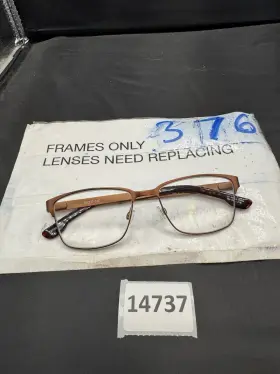 0427-101125-20.98 Spy Optics Jakob Eyeglasses Frame Brown 54-17-145 Used