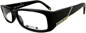 50-13-130 Spy 648478681323 New Kids Rx Eyeglasses Frame W Soft Case - Volga Shiny Black