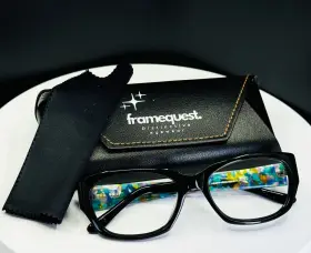 S679 Sro 90 Womens Black Classic Semi Cat Eye Full Rim Eyeglasses Frames Only