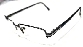 Sl60022 Stepper Eyewear Gunmetal Half Rim Rectangle Eyeglasses 56-18 145
