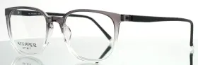 50-18-140 Stepper Spirit Sts-30052 F290 Grey Fade Mens Rectangle Eyeglasses B 40