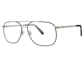 Xl36 Stetson New Gunmetal 058 Mens Wide Fit Aviator Eyeglasses Frame
