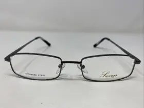 51-18-135 Success Ss-354 Eyewear Gunmetal Metal Full Rim Eyeglasses Frame Dl12