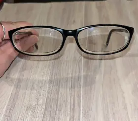 52-14-130 Success Xpl Spl-3 Black Oval Full Rim Eyeglasses Frames Demo Lenses