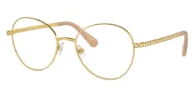 Sk1013 Swarovski New Gold Round 4004 Eyeglasses Women