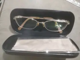 54-15-140 Swarovski Sk5337 Womens Gold Eye Glass Frames # Sk 5337 072 3-2.9 Used