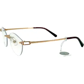 Sk5399 Swarovski Womens Rimless Eyeglass Frame 028 Shiny Rose Gold 53-15
