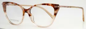 53-16-140 Swarovski Sk5425 056 Beige Marble Womens Eyeglasses B 42 A
